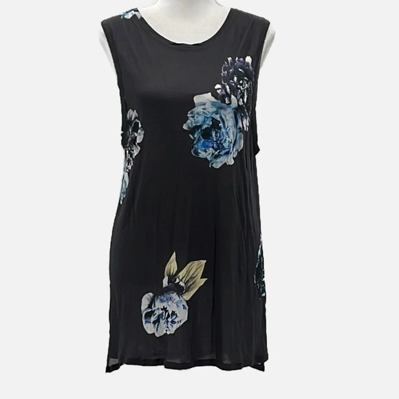 All Saints Peony Tee Tank Version in Gray - Size 6 - Picture 1 of 8